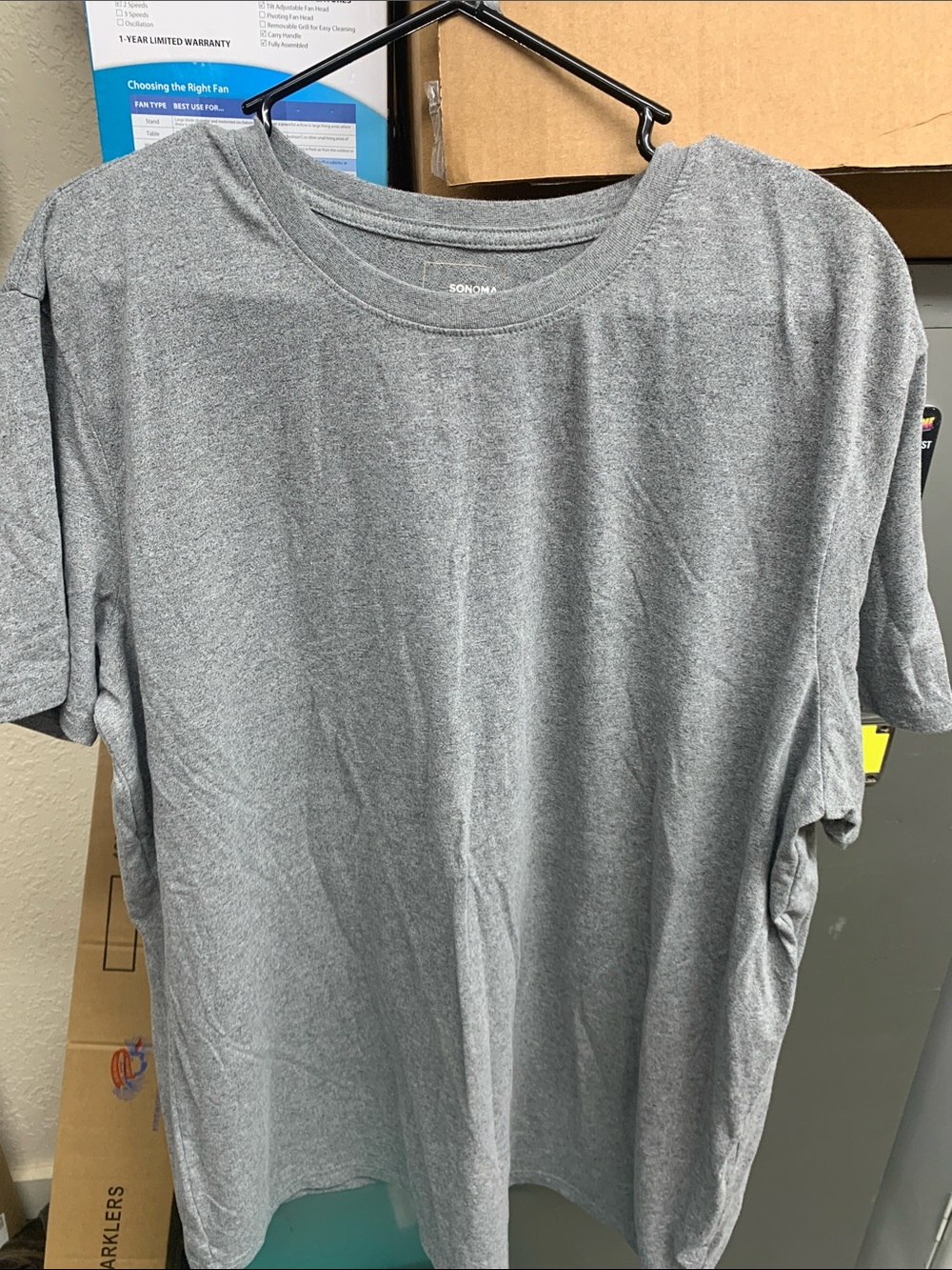 Sonoma Gray Crew Neck Short Sleeve Tee